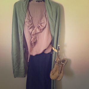 COPY - Violet and Claire Lavender silk sleeveless blouse